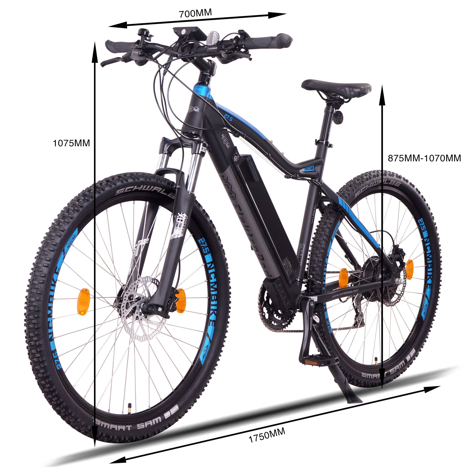 NCM Moscow Plus Electric Mountain Bike E Bike E MTB 48V 16Ah