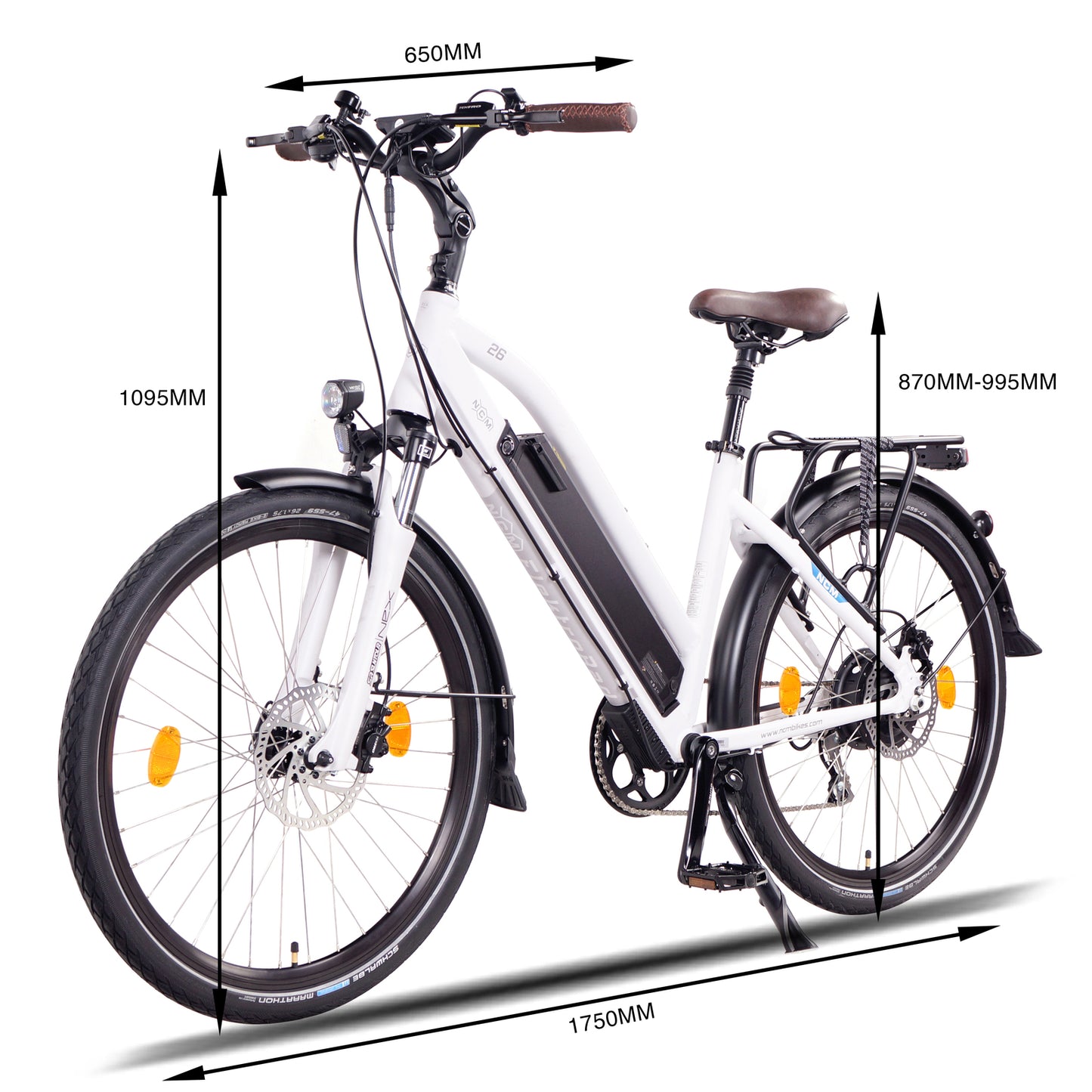 MILANO PLUS TREKKING E-BIKE, CITY-BIKE